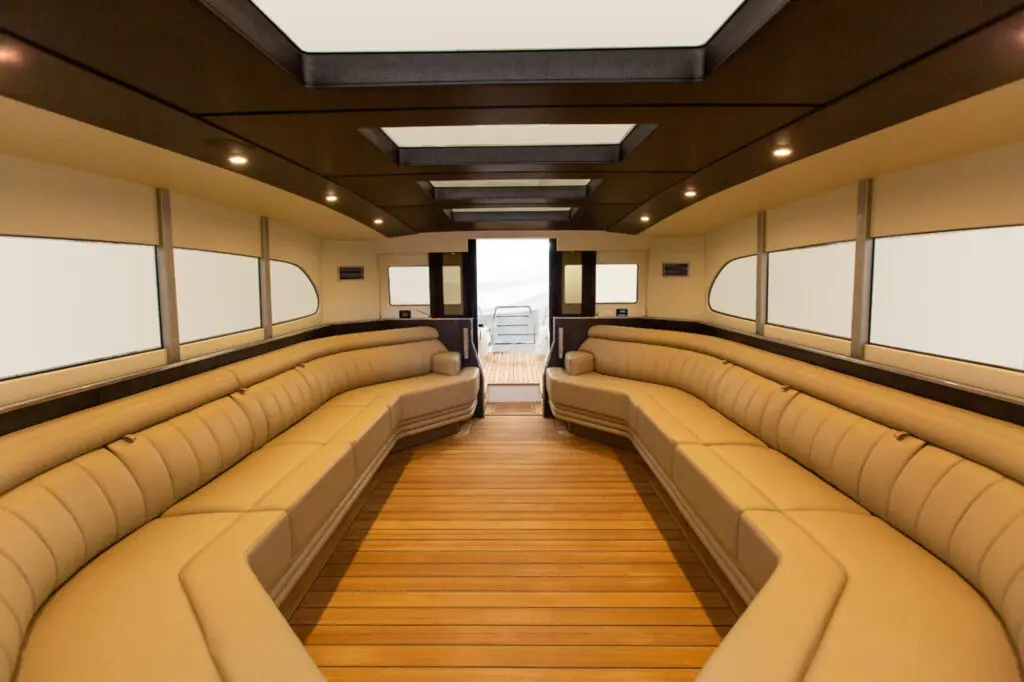 Limousine Catamaran Tender interior