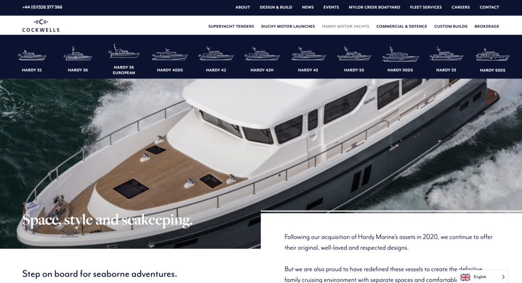 Cockwells Hardy Motor Yachts