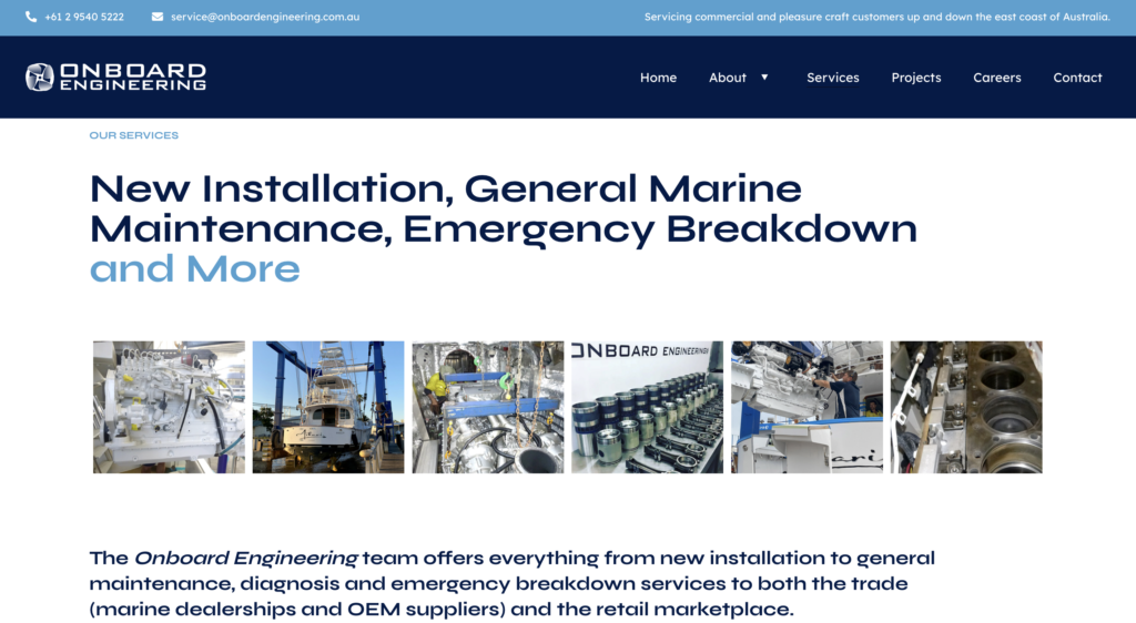 Onboard Engineering Engines
