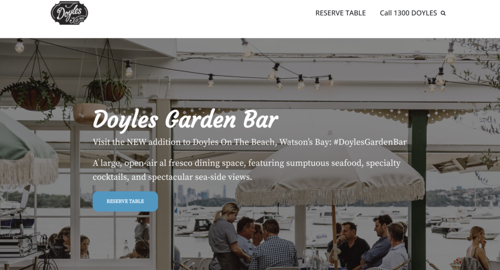 Doyles Garden Bar