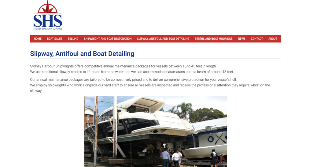 Sydney Harbour Slipways Antifoul