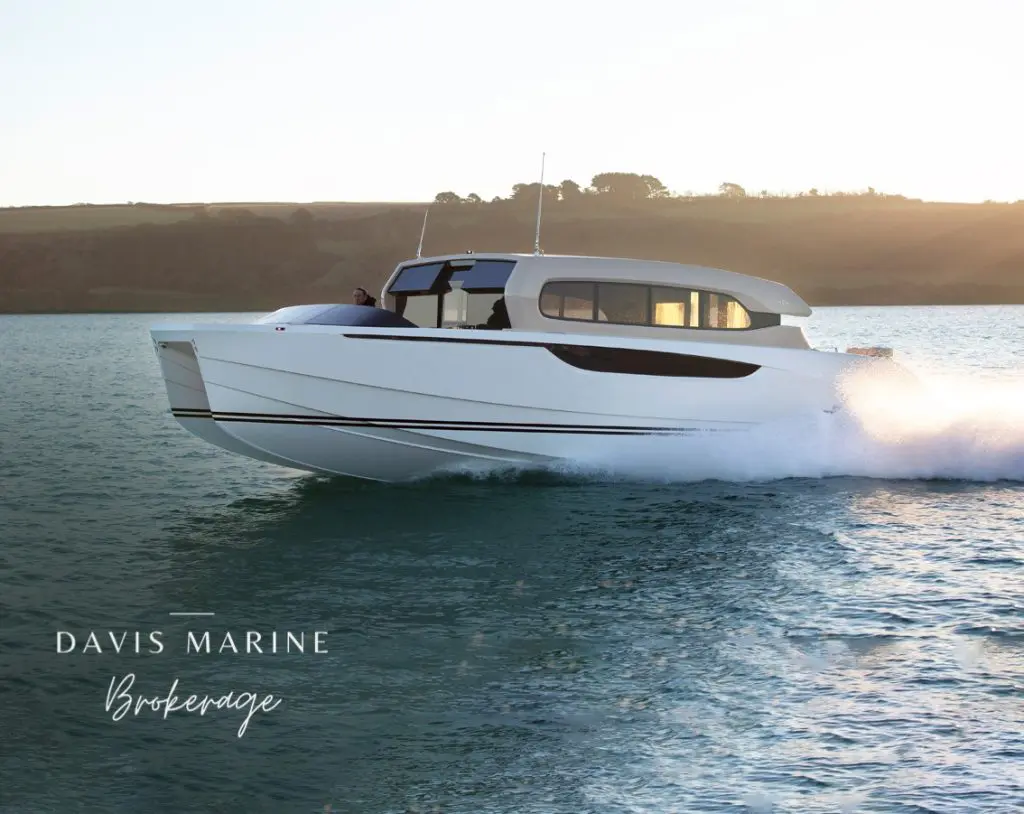 12.3M Limousine Catamaran Tender: Blue Boat Sale Sydney Cockwells Superyacht Tender Davis Marine Brokerage