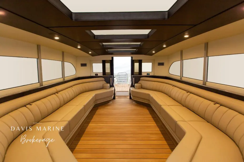 12.3M Limousine Catamaran Tender: Blue Boat Sale Sydney Cockwells Superyacht Tender Davis Marine Brokerage