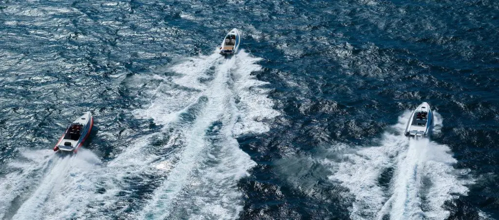 Scorpion RIBs Lined Up