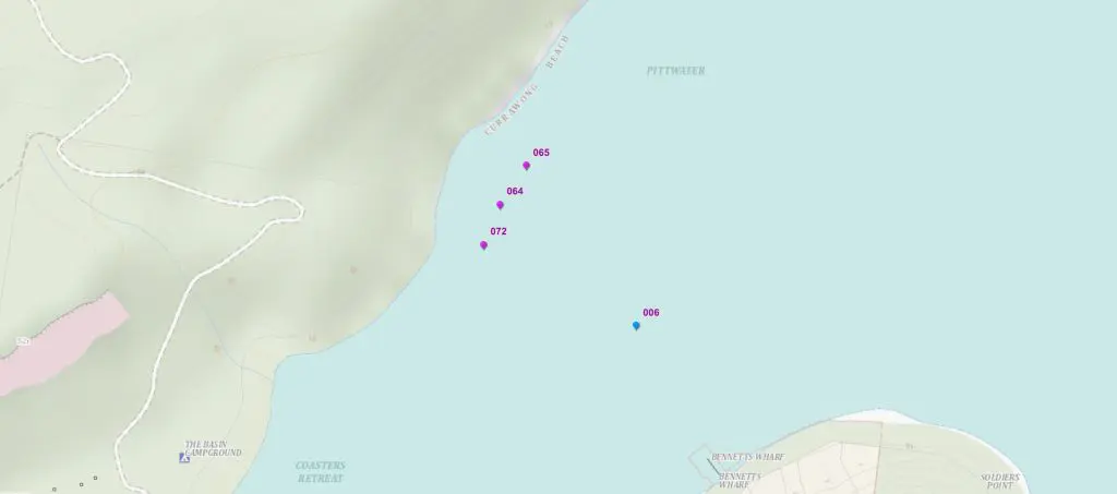 Where are the public swing moorings on Pittwater_ Davis Marine Brokerage 1