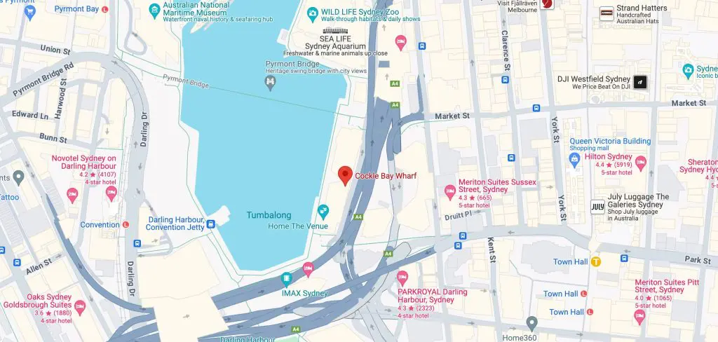 Sydney Harbour Marinas _ Where can I berth my boat _Cockle Bay Wharf Maps