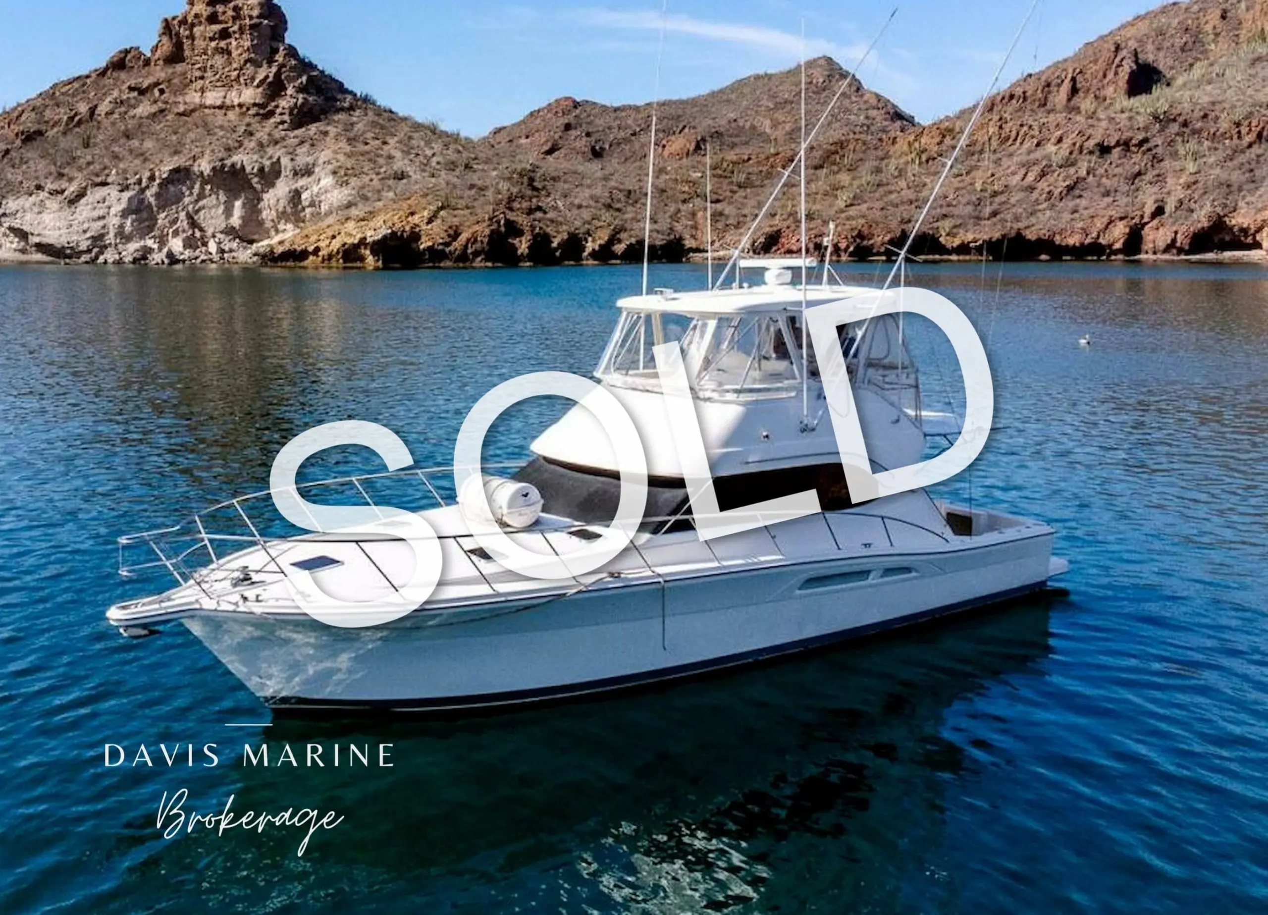 2007 Riviera 47 Series 2 Flybridge sold by Davis Marine Brokerage