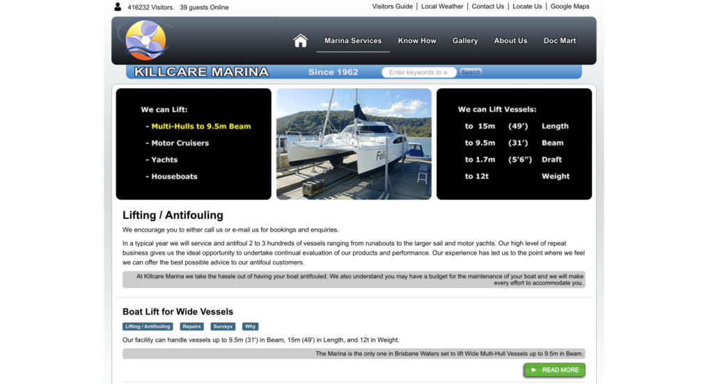 Killcare Marina Antifouling Service Brisbane Waters NSW
