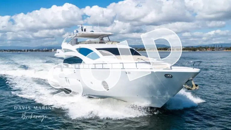 2008 Aicon 85 Flybridge GLORIOUS sold by Davis Marine Brokerage