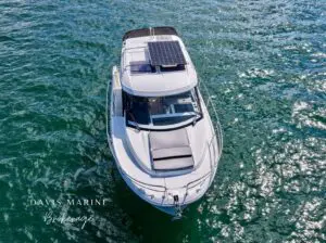 2020 Jeanneau Merry Fisher 895 aerial bow view