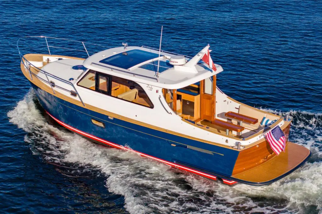 Duchy 35 'Frisia', the first Cockwells Duchy 35 delivered to the United States, built for owners in Rhode Island