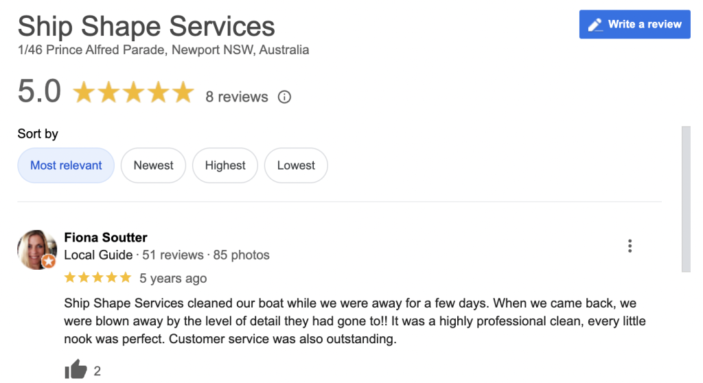 Where Can I Get My Boat Detailed onSydney Harbour? Boat Detailing Companies Sydney 4