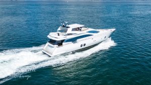 Used Boats for Sale in Sydney - 2008 Aicon 85 Flybridge For Sale Sydney 48