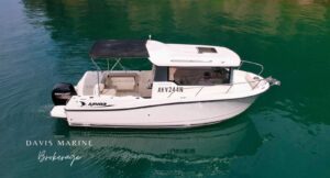 Arvor 675 Sportsfish stern quarter view from the port side