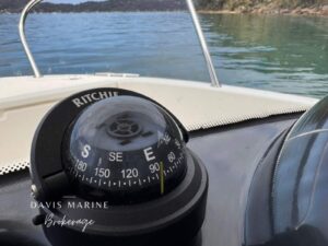 Compass at the Arvor 675 Sportsfish helm