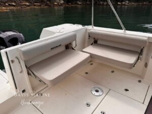 Arvor 675 Sportsfish cockpit seating and transom