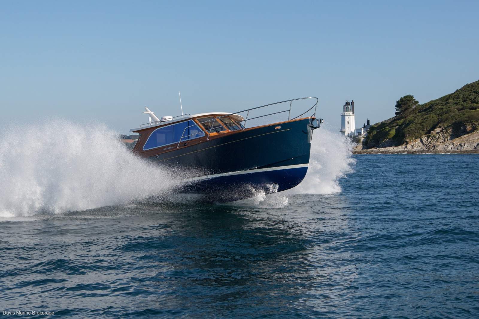 2019 Duchy 35 Orinoco motor launch on Sydney Harbour